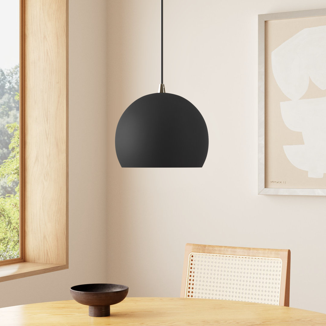 Schultz 1 - Light Single Dome Pendant